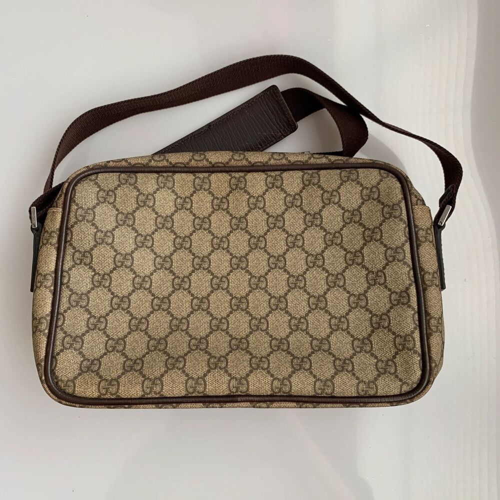 Gucci GG Supreme unisex crossbody bag authentic with COA - Picture 4 of 6